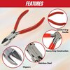 A2Z Scilab Jewelry Making Pliers Professional Repair Clippers, Stainless Steel Tool with Cushion Grip A2Z-ZR939
